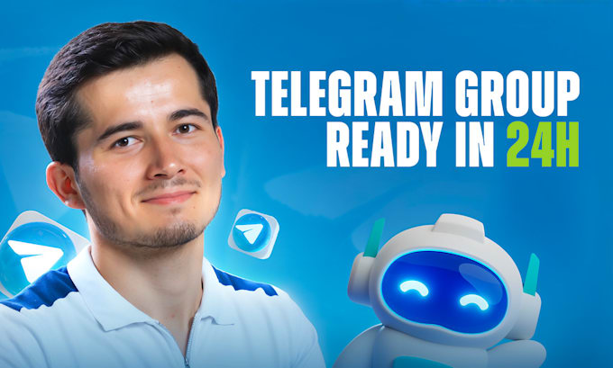 professionally set up your telegram channel and group with smart bots