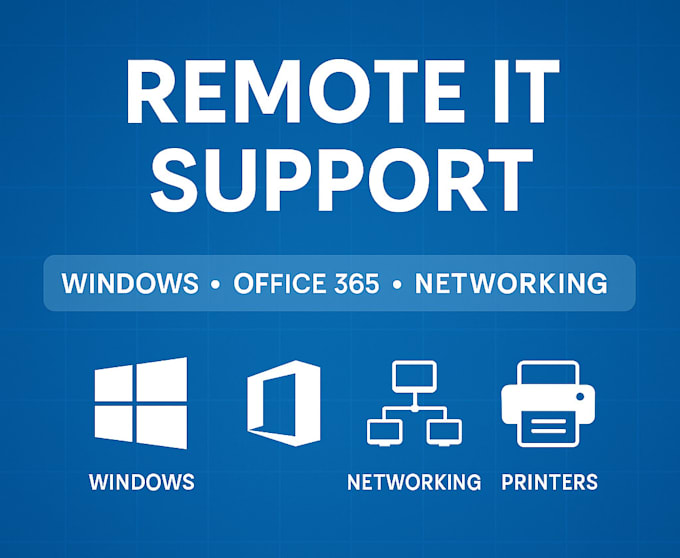 provide remote IT support for windows, printers ect