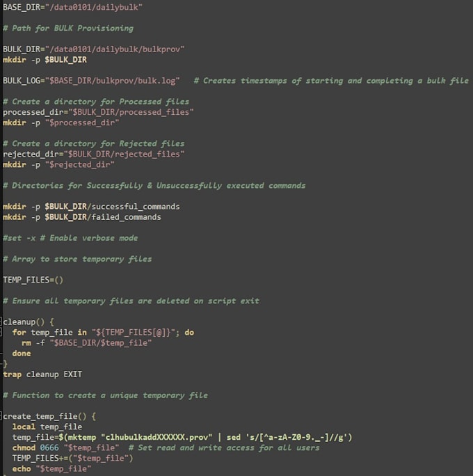make bash scripts work