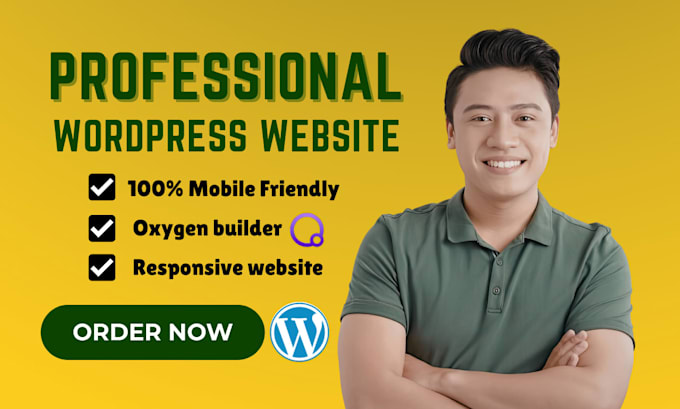 build an incredible and professional wordpress website with oxygen builder