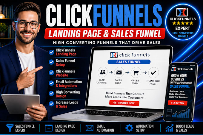 build clickfunnels landing page clickfunnels sales funnel clickfunnels website