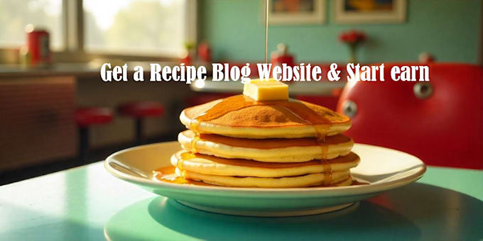 make a automated recipe blog website using script