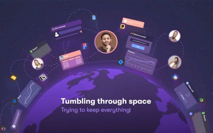 create saas explainer video, 3d 2d saas animation saas product video promo edit