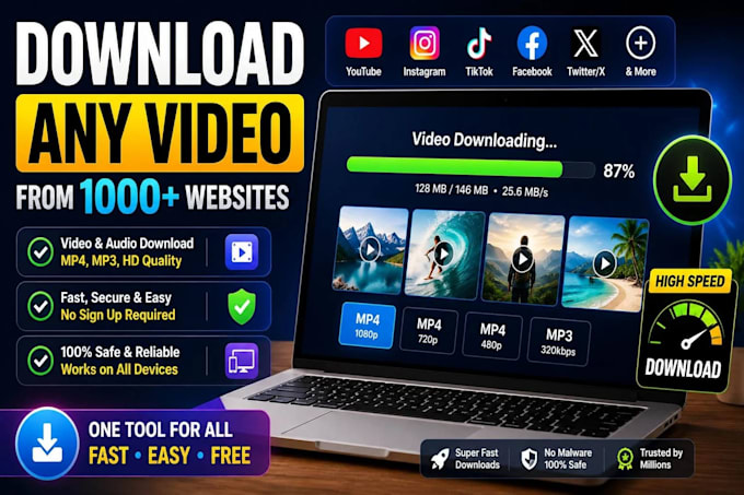 extract the downloadable videos from any web
