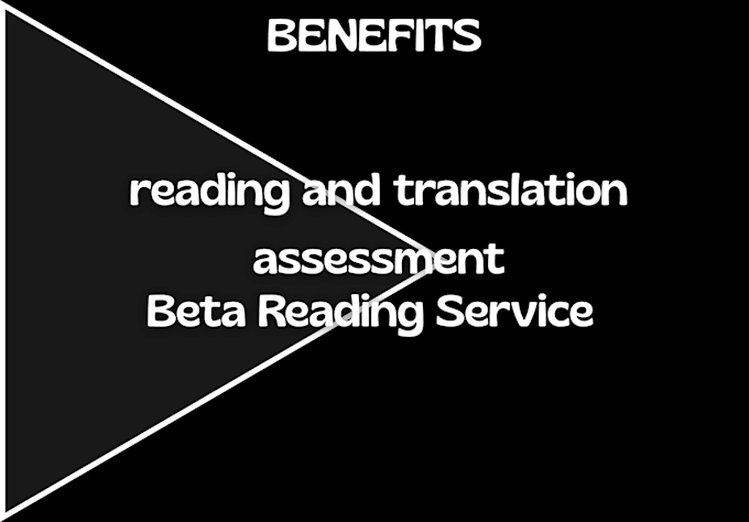 A service of beta reading by Eduardo_felix1 | Fiverr