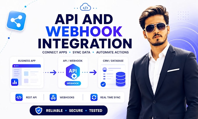 build API and webhook integration for your business apps
