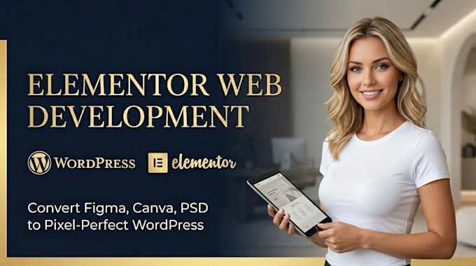 convert figma, canva to pixel perfect wordpress website