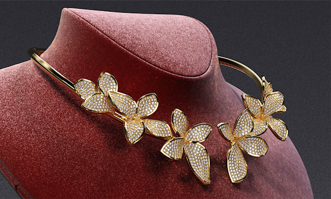 create any type of 3d jewelry design,stl file, HD render, 360 animation