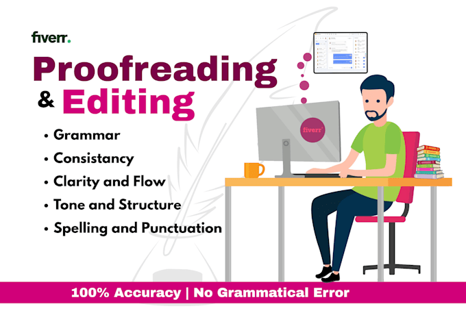 proofread, paraphrase, rewrite and copyedit your content