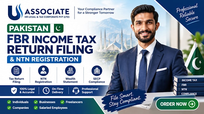 file pakistan fbr income tax return and register ntn