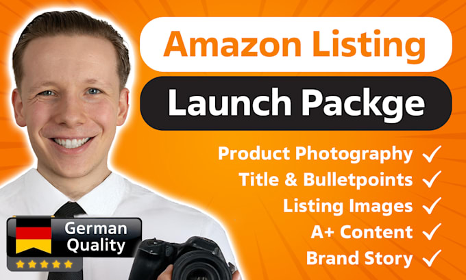 create amazon listing images, product photography, SEO texts and ebc content
