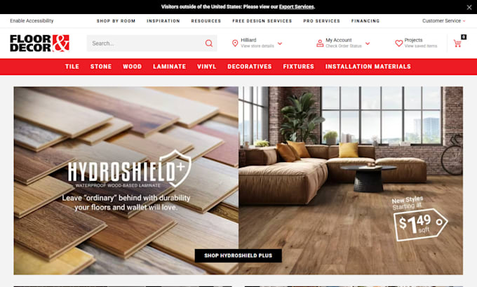 design flooring ecommerce store tiles store kitchen tiles bathroom tiles website