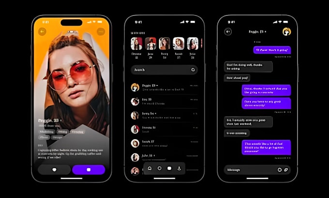 develop matchmaking app, online dating app, social chat app, escort tinder clone