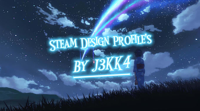 do artwork design for your steam profile