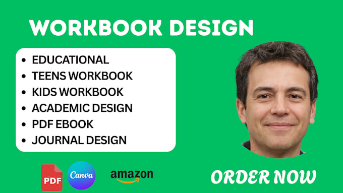edit design children kids montessori teens educational workbook journal