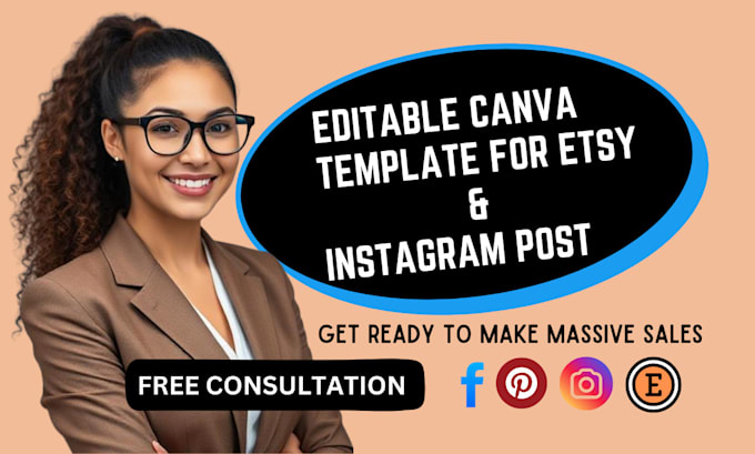 do editable canva template instagram post, website editable template canva post