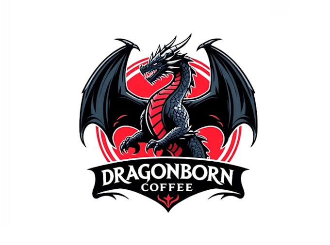 design unique dragon logo