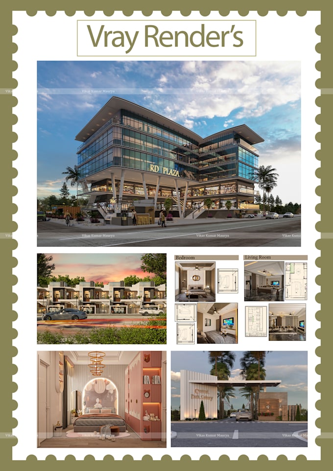 3d modeling of exterior and interior design