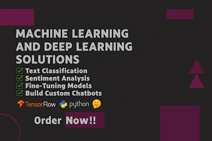 do machine learning and deep learning projects