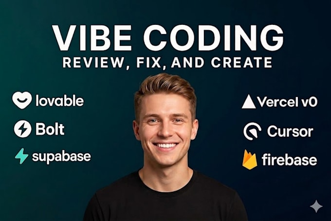 fix, setup backend and database of your vibe code app with firebase and supabase
