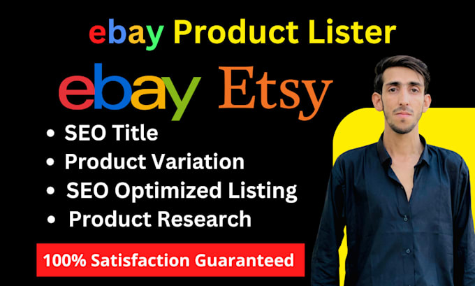 be your ebay lister, ebay product listing or upload