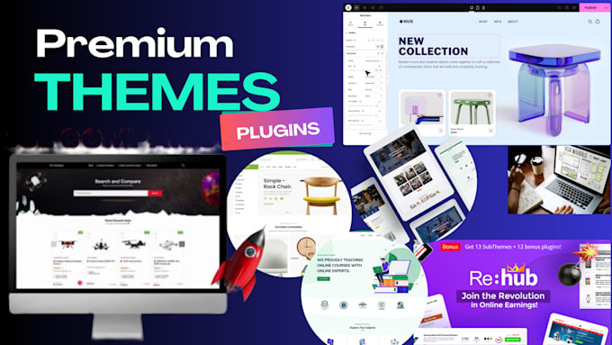 get premium wordpress themes and plugins