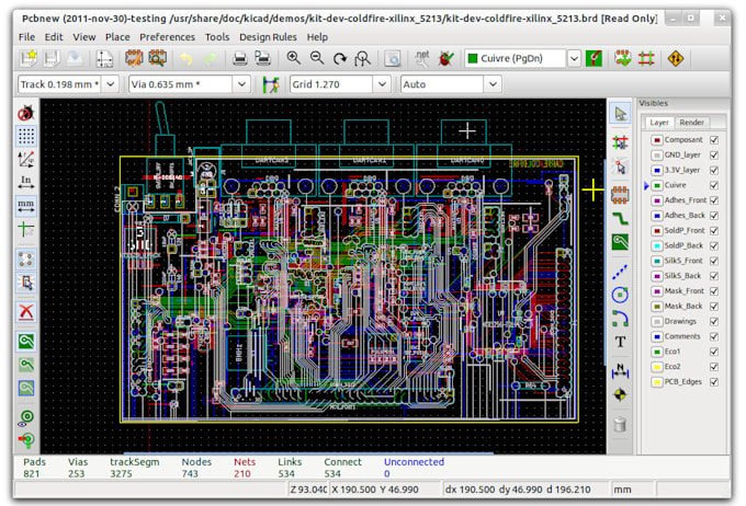 design a professional schematic and pcb layout in kicad