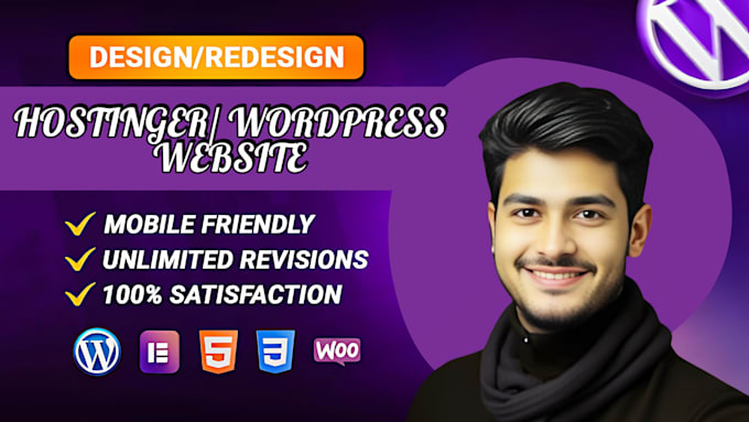 build hostinger website design, design portfolio website, hostinger to wordpress