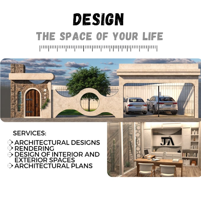 create sketchup 3d models and renders for houses and interiors