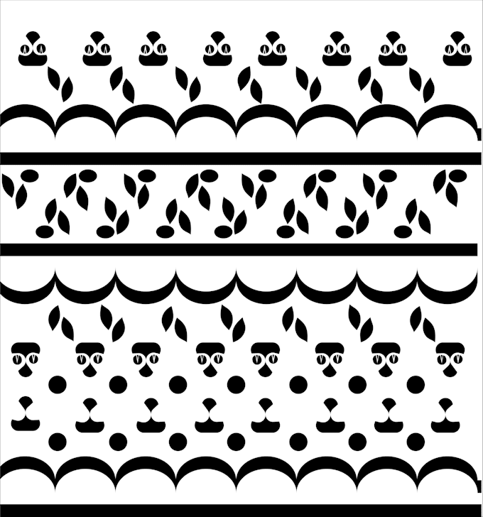 design the patterns for fabric