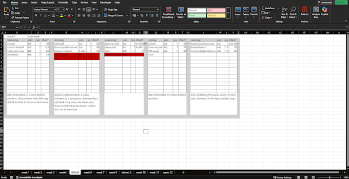 make you a workout schedule based on your goals
