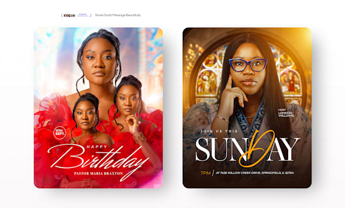 design professional church flyers