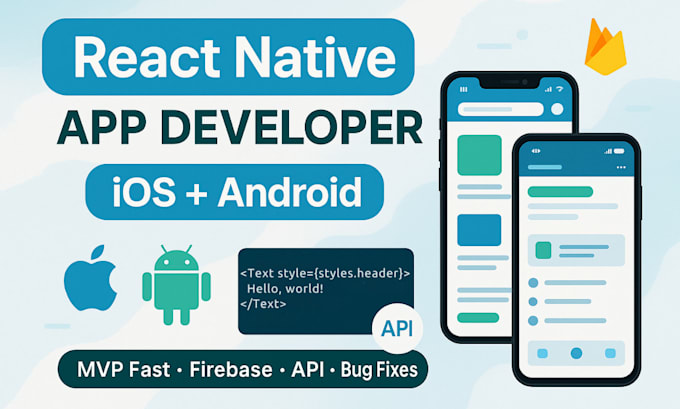 fast react native app development for ios and android