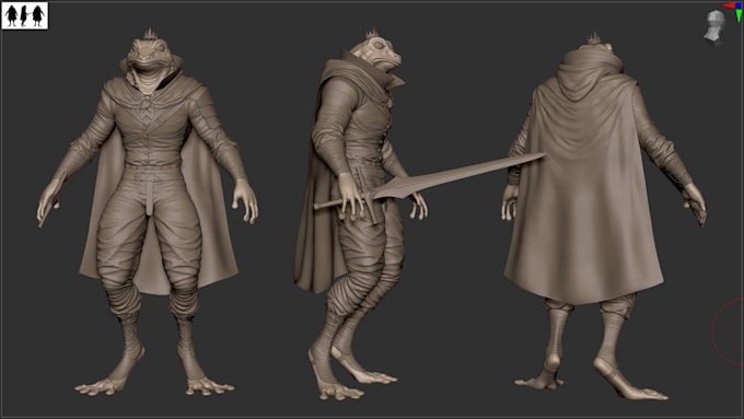 do character art modeling and sculpting