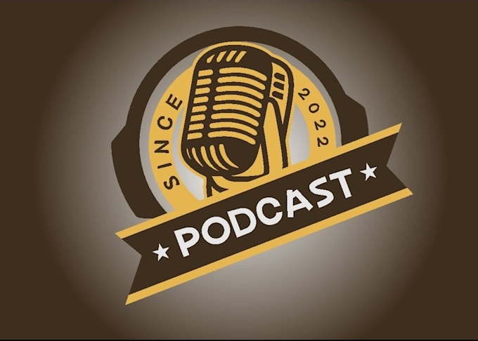 design podcast vintage logo design