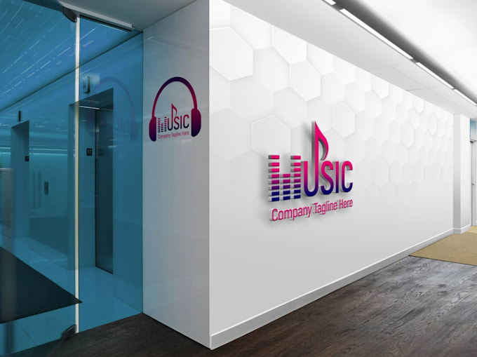 design music vintage logo design