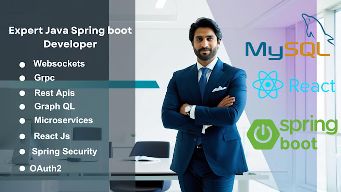develop secure robust web applications with spring boot and react