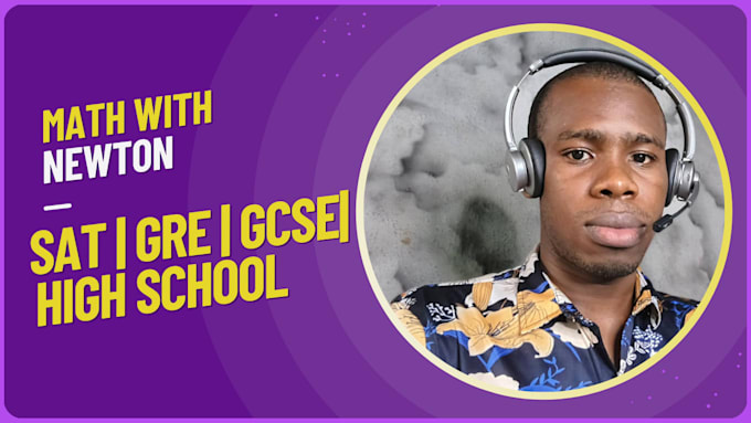 tutor you in math for gre, sat, gcse, and school success