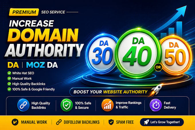 increase your website moz da 50