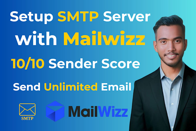 build bulk SMTP email sending server with mailwizz