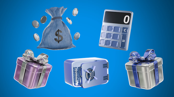 3d icon model for your business