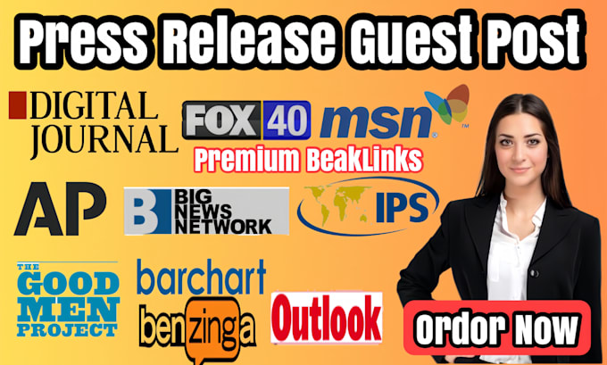 publish your article on high authority presses release sites