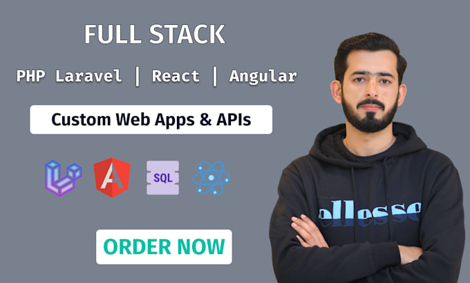 do custom website development php laravel developer full stack developer