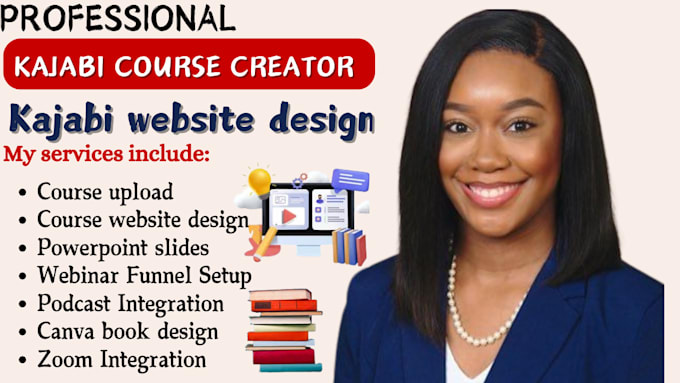 build kajabi online course website, kajabi sales funnel, landing page for course