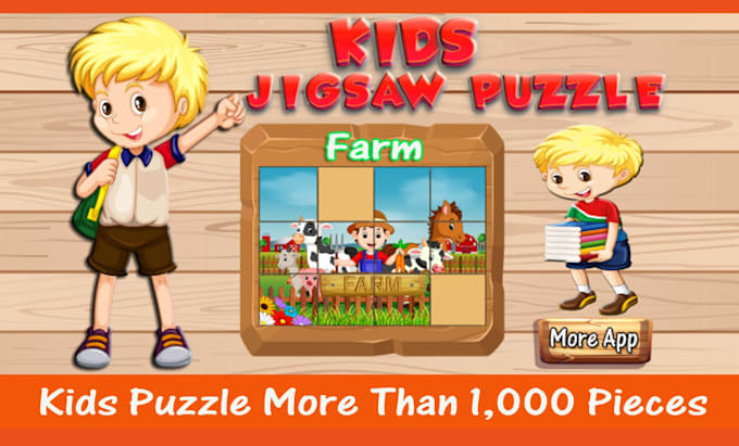 develop online educational jigsaw puzzle game flashcards, bingo game, idle games