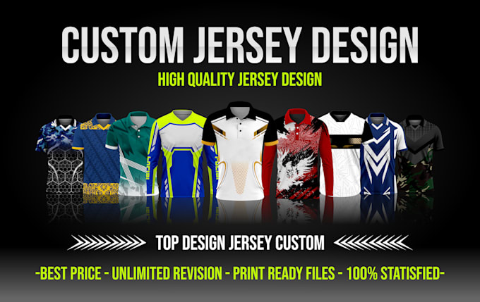 custom jersey design and sublimation design