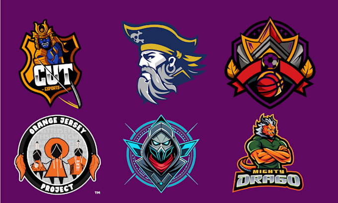 create esports gaming cartoon sports team mascot logo