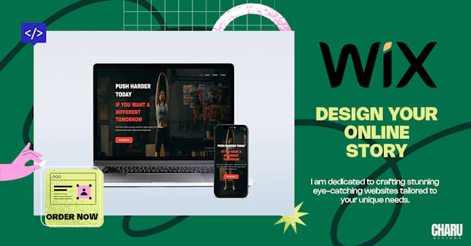 design wix website for small business