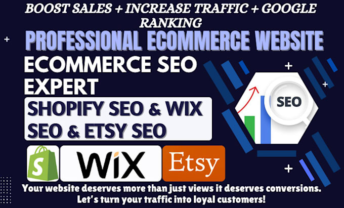 Do onpage seo optimization squarespace shopify wix etsy shop website ...