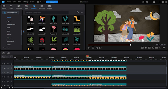 create high quality 2d and 3d animation cartoon video in adobe premiere pro